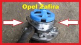 Замена подшипника передней ступицы Opel Zafira