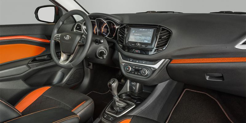 
                                    АвтоВАЗ рассекретил интерьер универсала Lada Vesta
                            