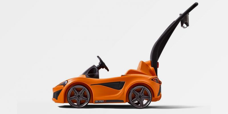 
                                    Спорткар McLaren 570S превратили в детскую коляску
                            