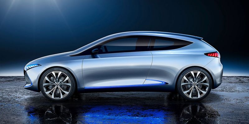 
                                    Mercedes представил конкурента электрокара BMW i3
                            
