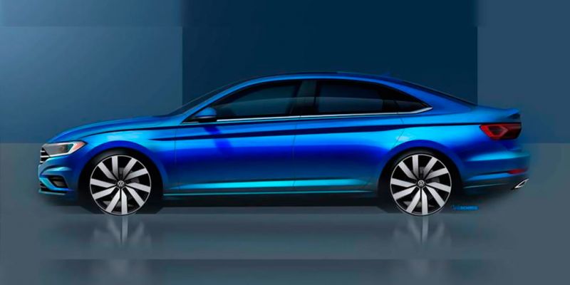 
                                    Volkswagen показал дизайн Jetta нового поколения
                            