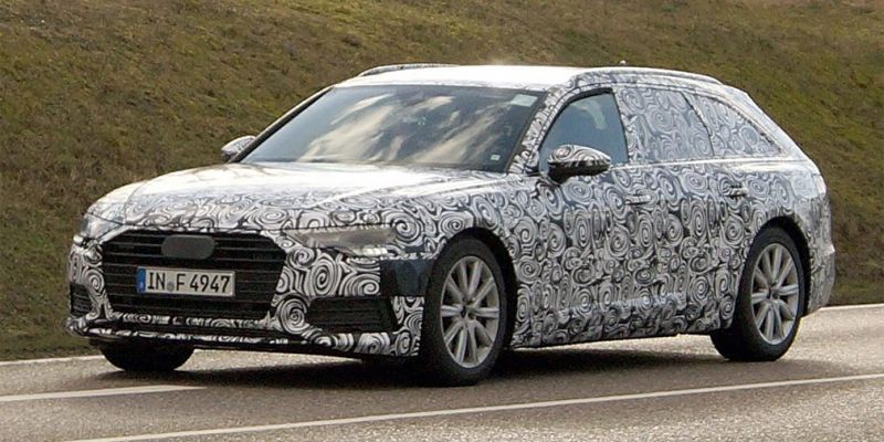 
                                    Универсал Audi A6 нового поколения впервые замечен на тестах
                            