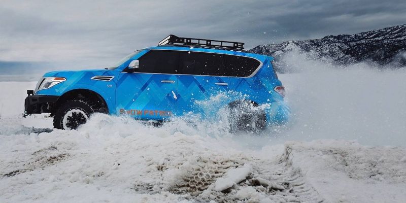 
                                    Nissan Armada подготовили для езды в глубоком снегу
                            