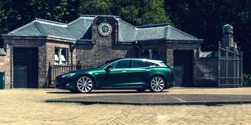 
                                    В Нидерландах выпустили электрический универсал на базе Tesla
                            