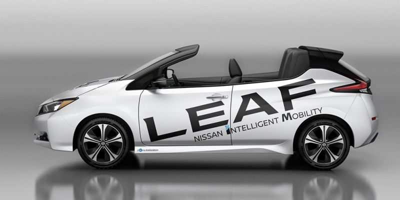 
                                    Новый Nissan Leaf лишился крыши
                            