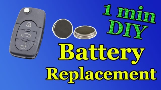 Замена батарейки в ключе Citroen C2, C3, C4