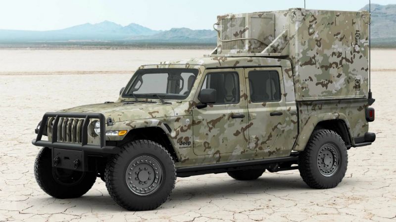 
                                    Создатели «Хаммера» превратили Jeep Gladiator в армейский вездеход
                            