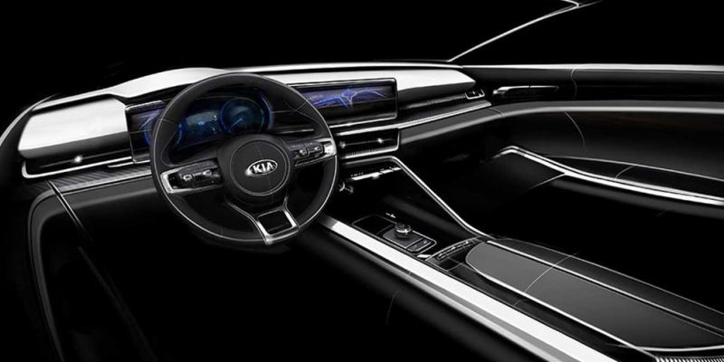 
                                    Пятая Kia Optima: новый мотор, дисплеи и «шайба» вместо рычага
                            