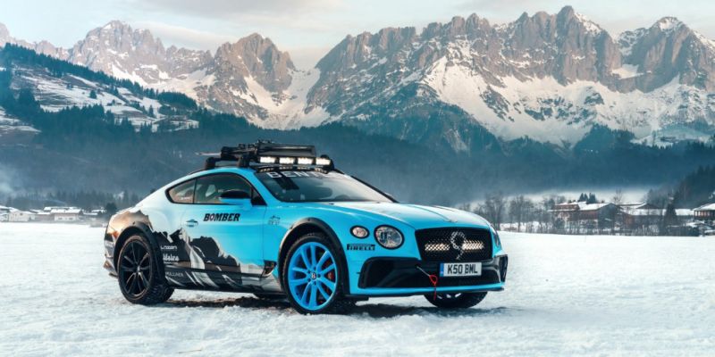 
                                    Bentley Continental превратили во внедорожник для «ледяной гонки»
                            