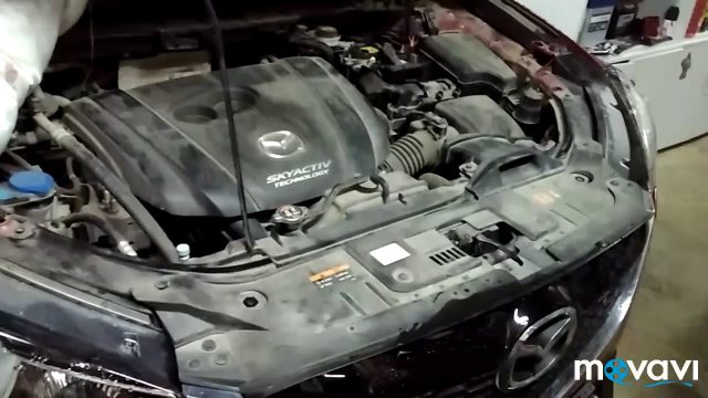 Замена масла в двигателе Mazda CX-5