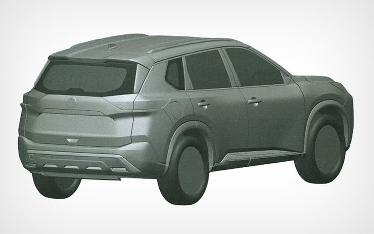 В России запатентовали кроссовер Nissan X-Trail четвертого поколения
