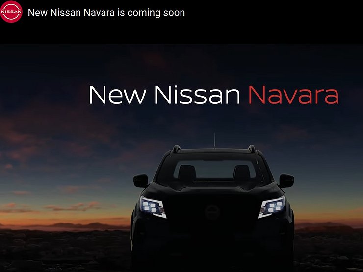Тизер нового пикапа Nissan Navara показали в интернете