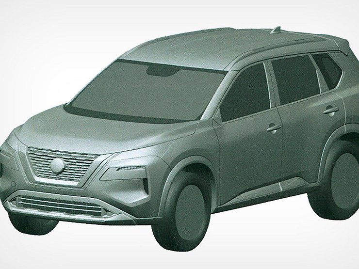 В России запатентовали кроссовер Nissan X-Trail четвертого поколения