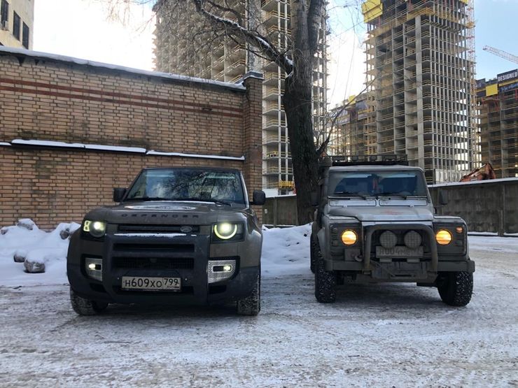 Сын против отца: сравнительный тест старого и нового Land Rover Defender