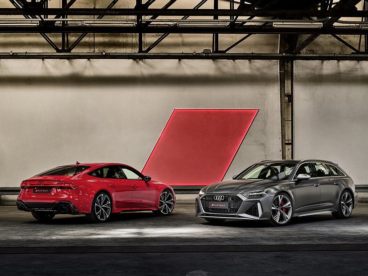 Audi привезла дорогущие, но желанные RS 6 и RS 7