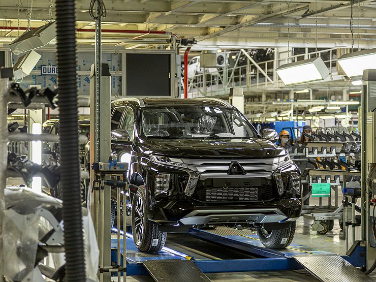 Как собирают в России обновленный внедорожник Mitsubishi Pajero Sport