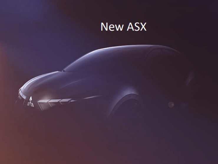 Mitsubishi показала первое изображение кроссовера ASX нового поколения