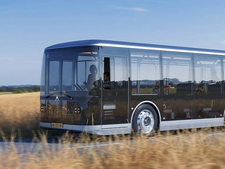 Автобус ЛАЗ-695 предложили возродить «со стеклянным кузовом»