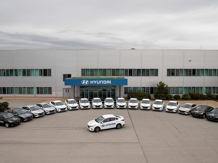 Стало известно, когда петербургский завод Hyundai возобновит работу