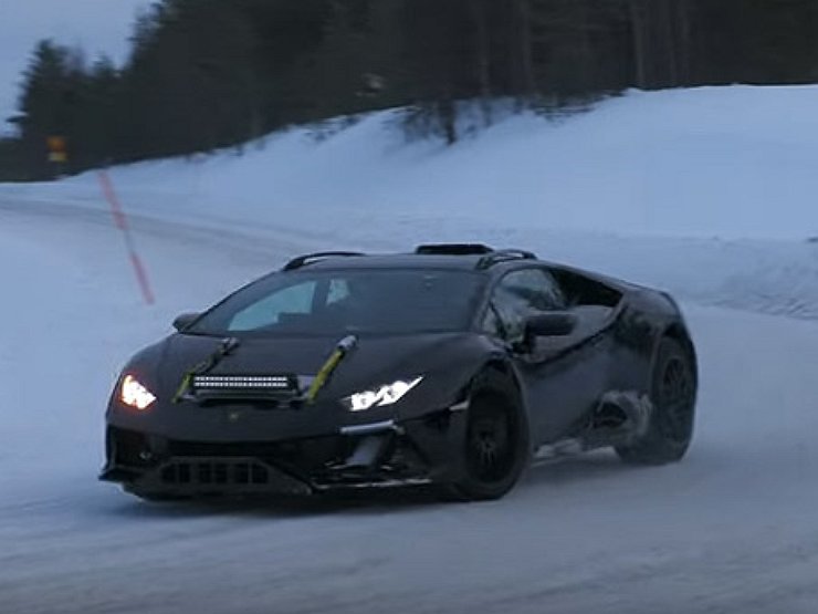 Lamborghini тестирует внедорожный спорткар Huracan