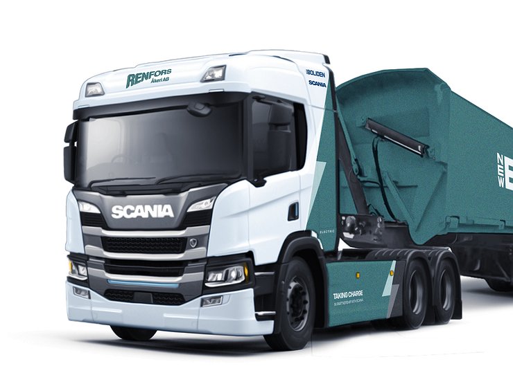 Как выглядит новый 74-тонный грузовик Scania