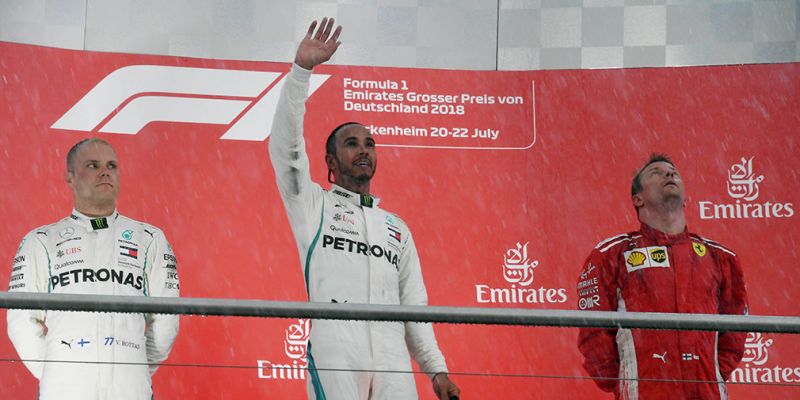 
                                    Льюис Хэмилтон выиграл Гран-при Германии Формулы-1
                            